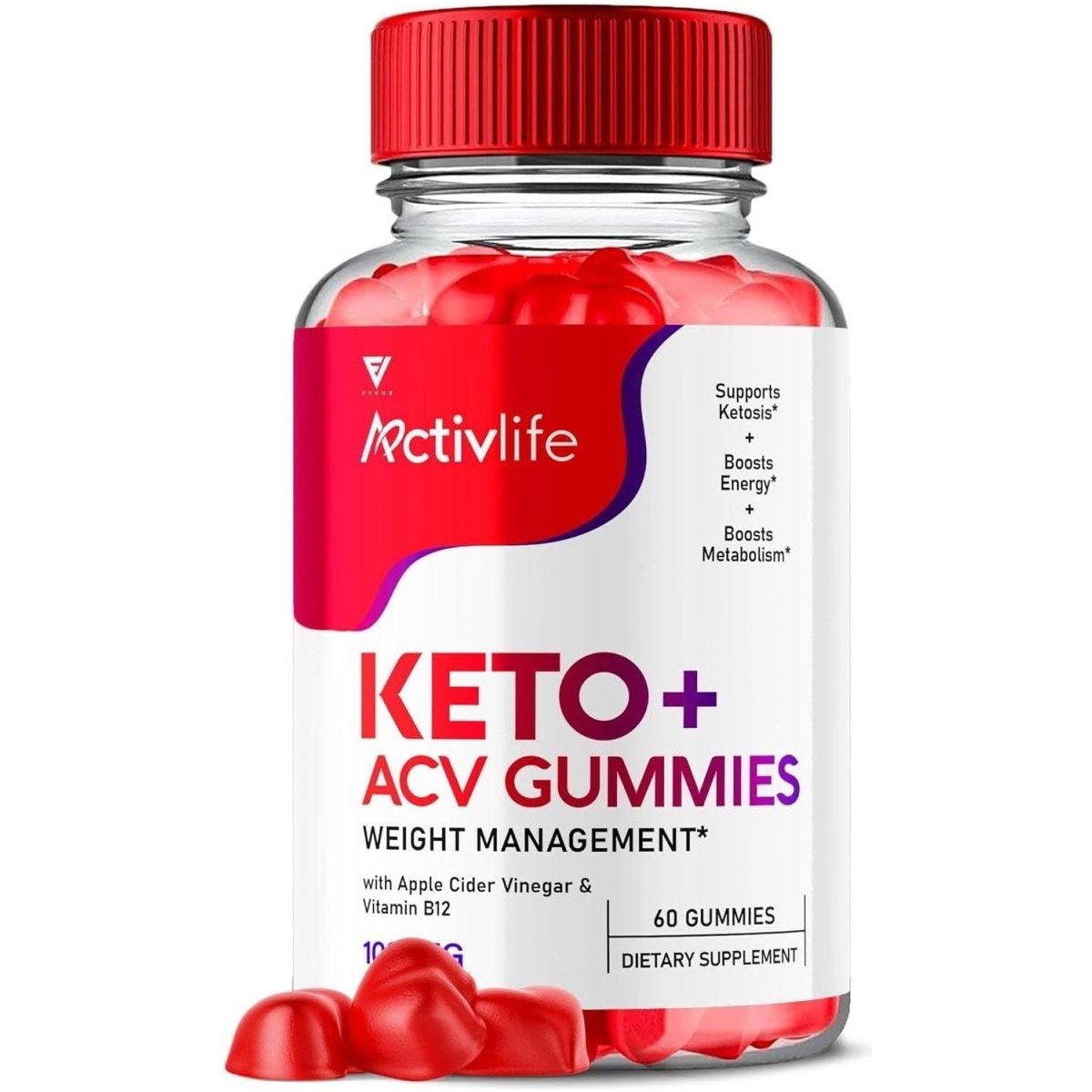 Activlife Keto ACV Gummies - (60 Gummies) - Glam Global UK