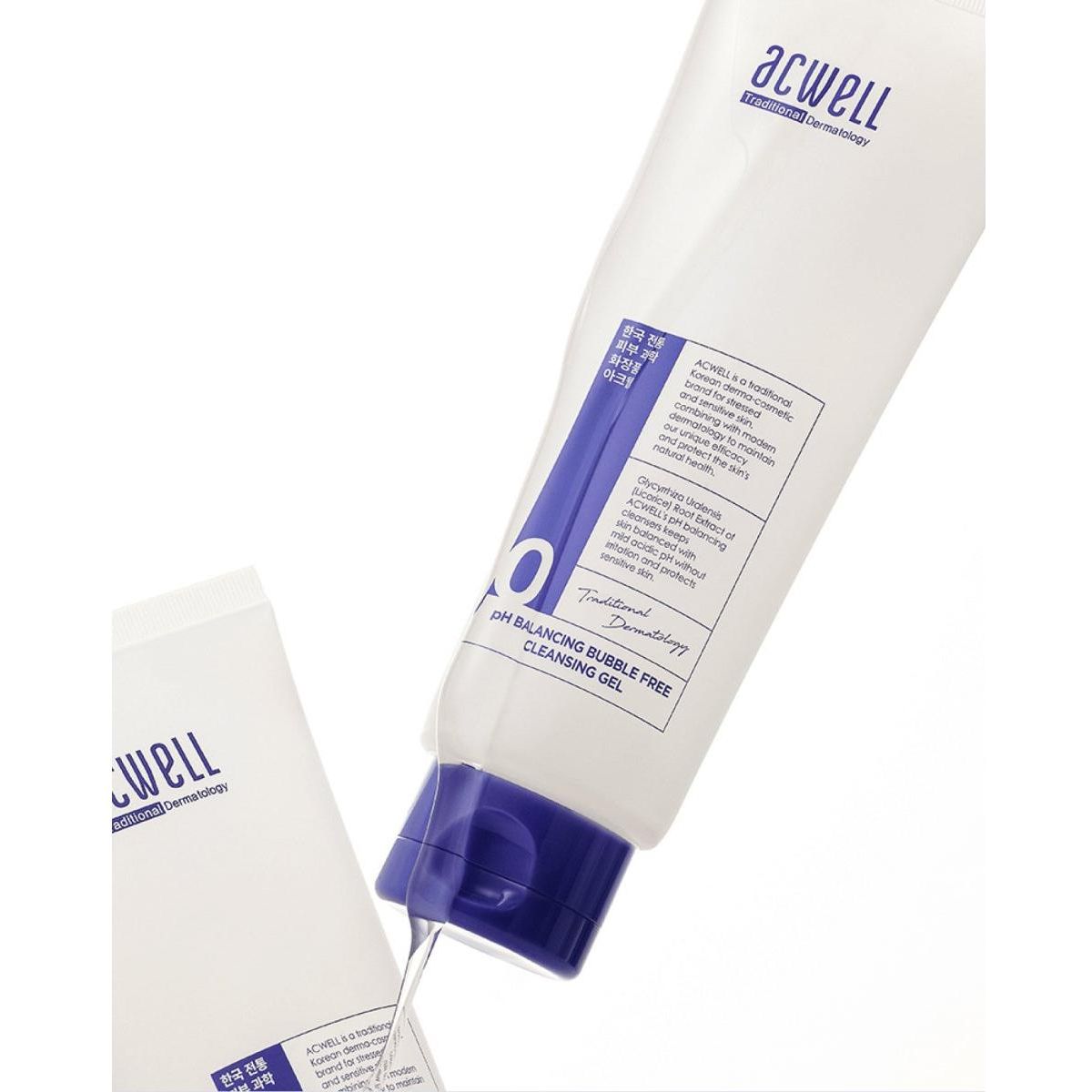 Acwell pH Balancing Bubble Free Cleansing Gel - 160ml - Glam Global UK