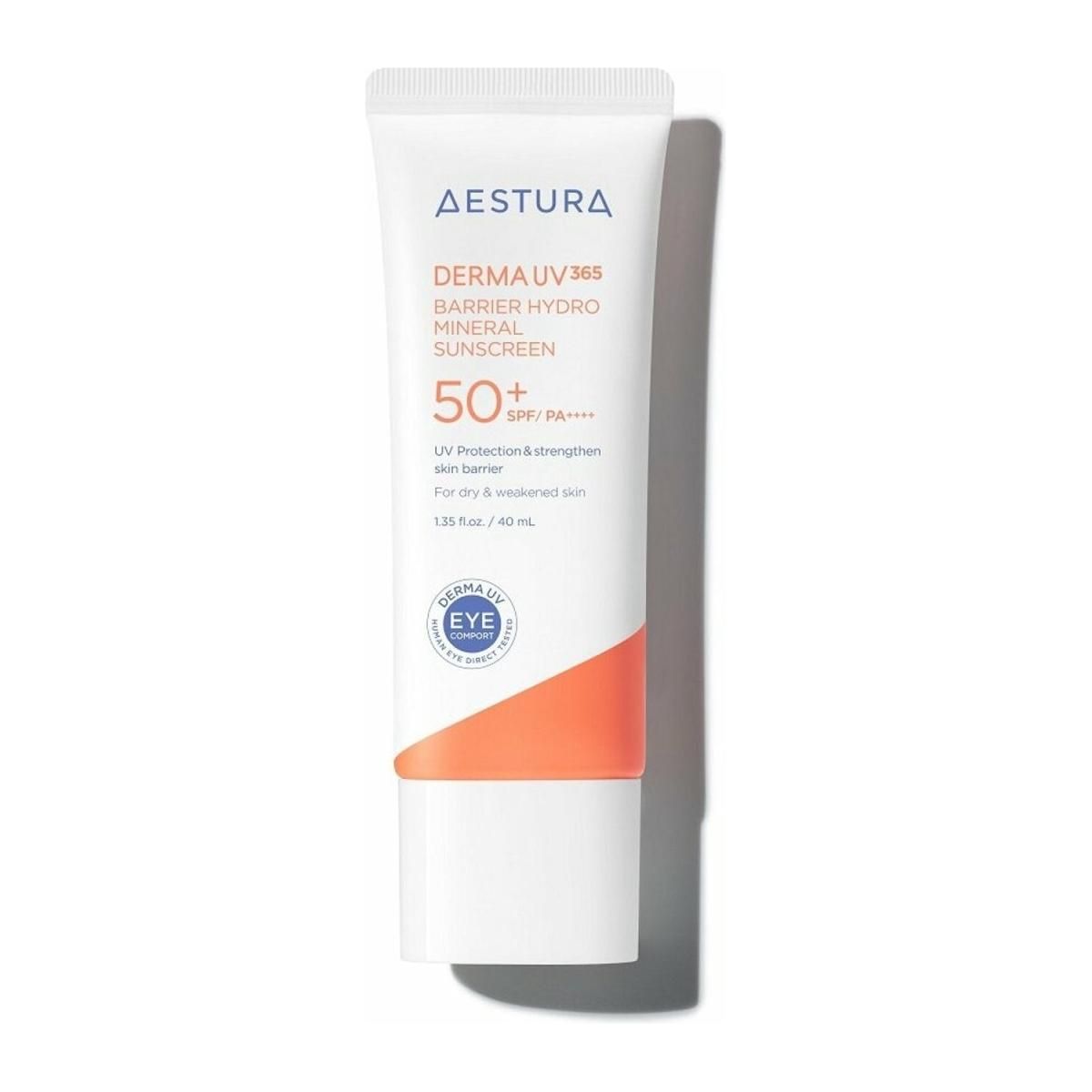 AESTURA DERMA UV365 BARRIER HYDRO MINERAL SUNSCREEN 40ml - Glam Global UK