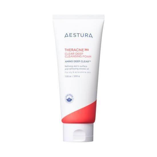 AESTURA THERACNE 365 Clear Deep Cleansing Foam 200g | Oily & Acne - Prone Skin | Oil Control & Refining - Glam Global UKAESTURA