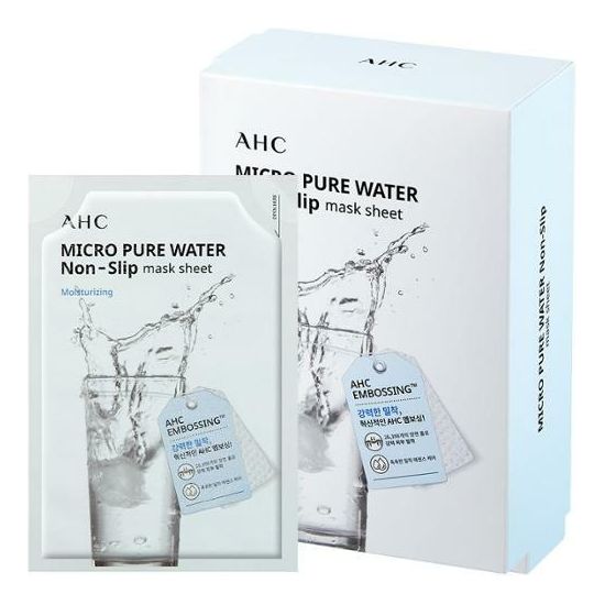 AHC Micro Pure Water Non-Slip Mask Sheet SET 33ml X 10ea - Glam Global UK