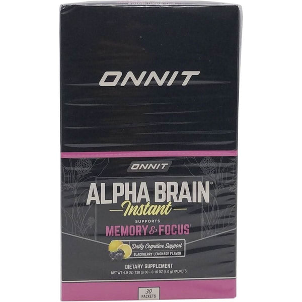 Onnit Alpha Brain® Instant - Blackberry Lemonade (30Ct Box) - Glam Global UKOnnit