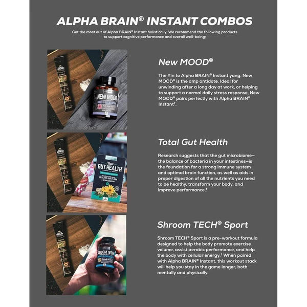 Onnit Alpha Brain Instant - Ruby Grapefruit Flavor - Nootropic Brain Booster Memory Supplement - 30Ct - Glam Global UKOnnit
