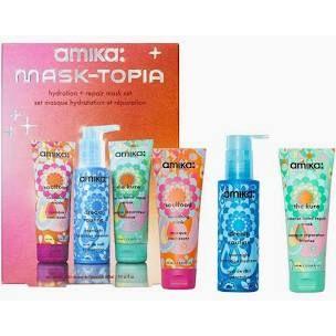 Amika Mask-Topia Hydration and Repair Hair Mask Set - Glam Global UK