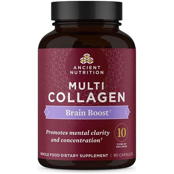 Ancient Nutrition Multi Collagen Brain Boost - 90 Count - Glam Global UKAncient Nutrition