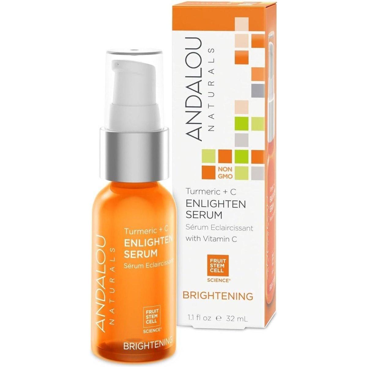 Andalou Naturals Turmeric + C Enlighten Serum - 32ml - Glam Global UK