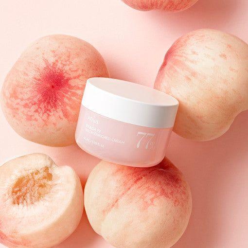 Anua Peach 77 Niacin Enriched Cream - 50ml | Hydrating & Firming with 77% Peach Extract - Glam Global UKAnua