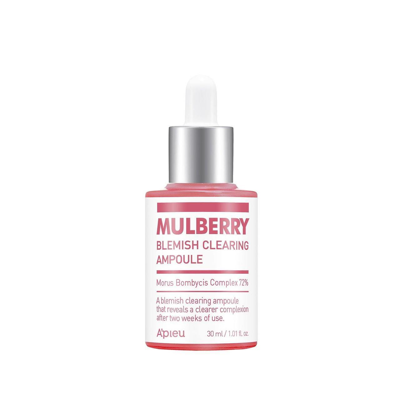 A'pieu Mulberry Blemish Clearing Ampoule 30ml - Glam Global UK