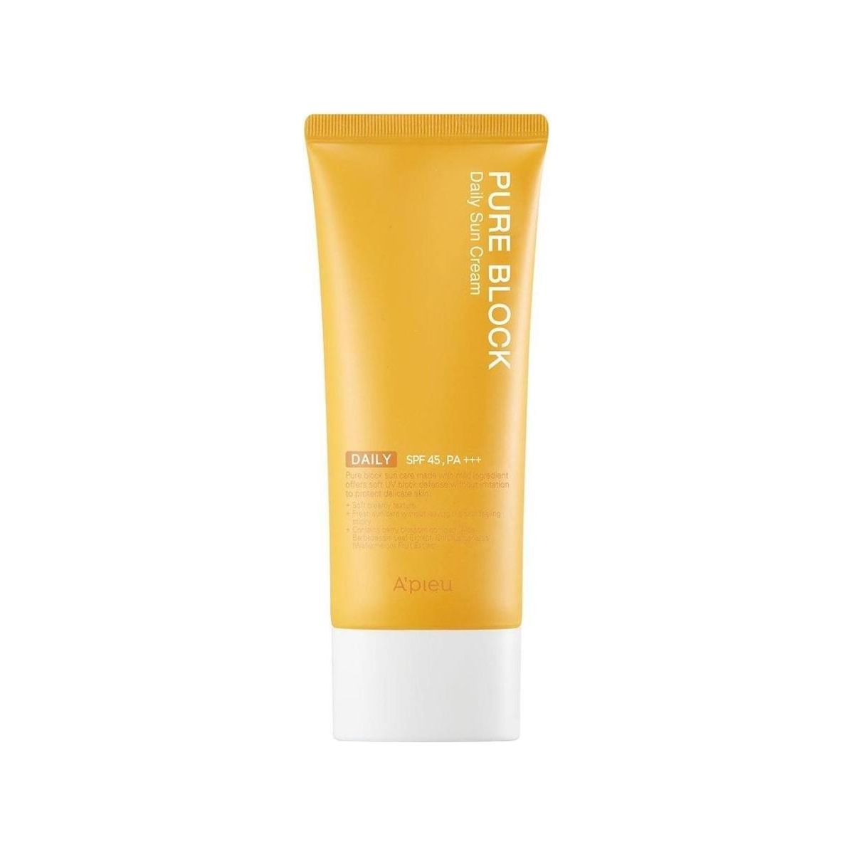 A'pieu Pure Block Daily Sun Cream SPF45/PA+++ 100ml - Glam Global UK