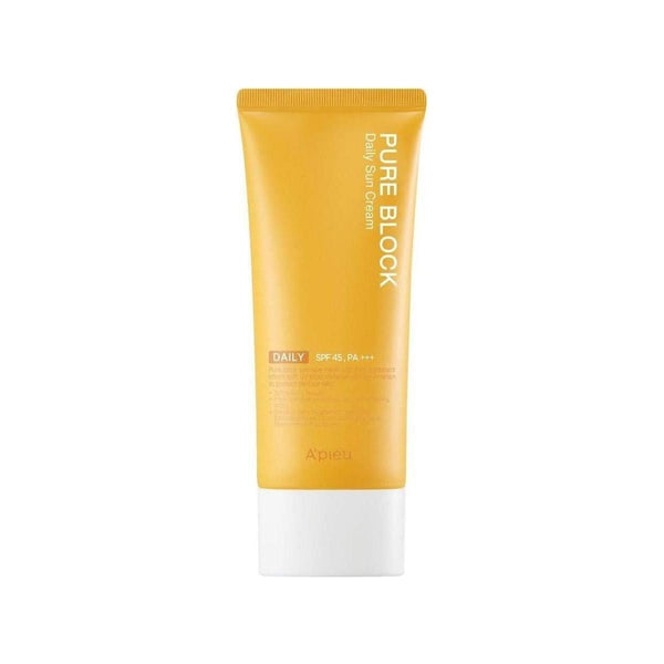 A'pieu Pure Block Daily Sun Cream SPF45/PA+++ 100ml - Glam Global UKA'pieu