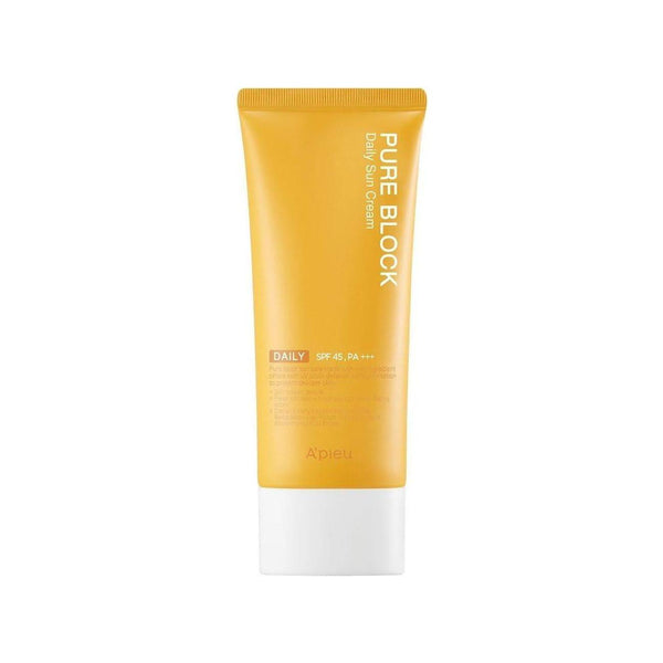 A'pieu Pure Block Daily Sun Cream SPF45/PA+++ 100ml - Glam Global UKA'pieu