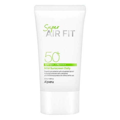 A'pieu Super Air Fit Mild Sunscreen Daily SPF50+ PA++++ 50ml - Glam Global UK