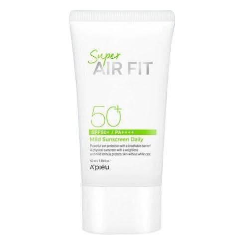 A'pieu Super Air Fit Mild Sunscreen Daily SPF50+ PA++++ 50ml - Glam Global UKA'pieu