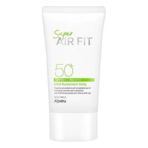 A'pieu Super Air Fit Mild Sunscreen Daily SPF50+ PA++++ 50ml - Glam Global UKA'pieu