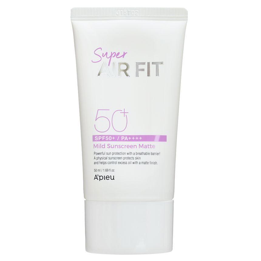 A'pieu Super Air Fit Mild Sunscreen Matte SPF50+ PA++++ 50ml - Glam Global UK