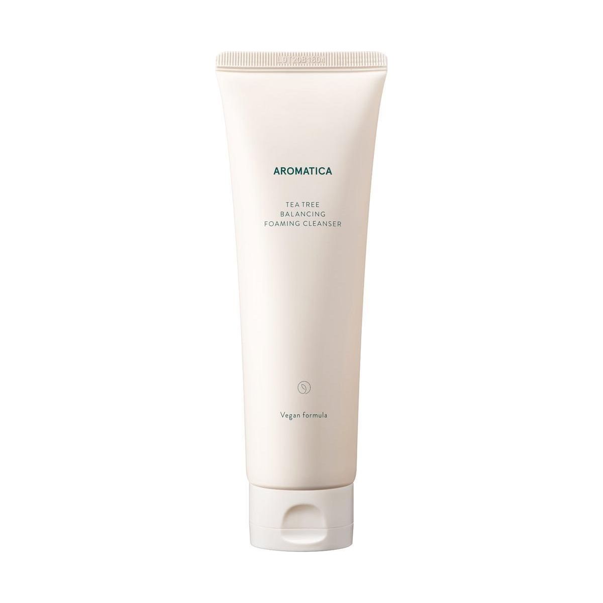 AROMATICA Tea Tree Balancing Foaming Cleanser 180g - Glam Global UK