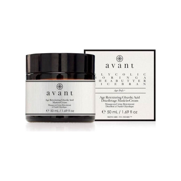 Avant Skincare Age Retexturing Glycolic Acid Mask - in - Cream - 50ml - Glam Global UKAvant Skincare