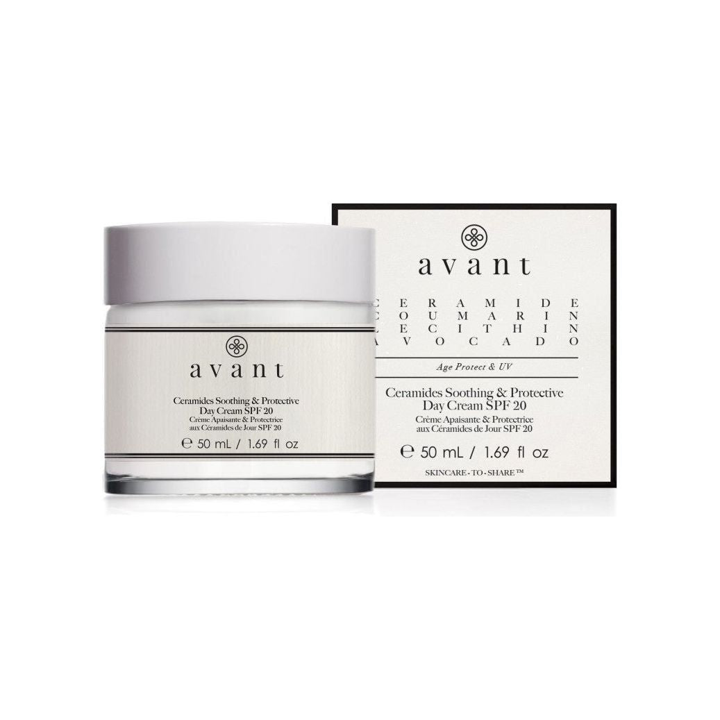 Avant Skincare Ceramides Soothing & Protective Day Cream SPF 20 - 50ml - Glam Global UK