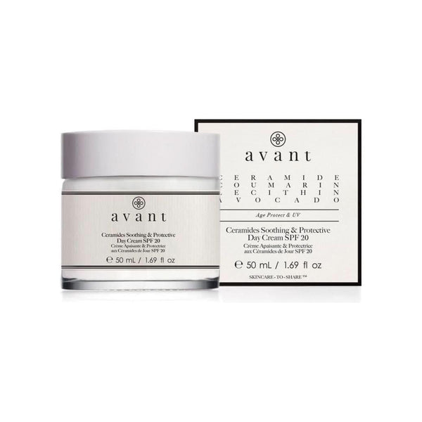 Avant Skincare Ceramides Soothing & Protective Day Cream SPF 20 - 50ml - Glam Global UKAvant Skincare