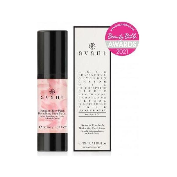 Avant Skincare Damascan Rose Petals Revitalising Facial Serum - 30ml - Glam Global UK