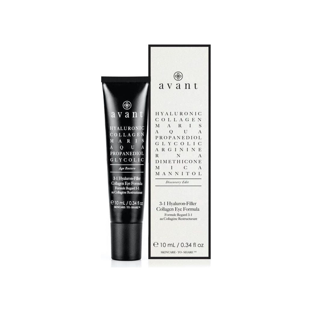 Avant Skincare Discovery Edit - 3-1 Hyaluron-Filler Collagen Eye Formula - 10ml - Glam Global UK