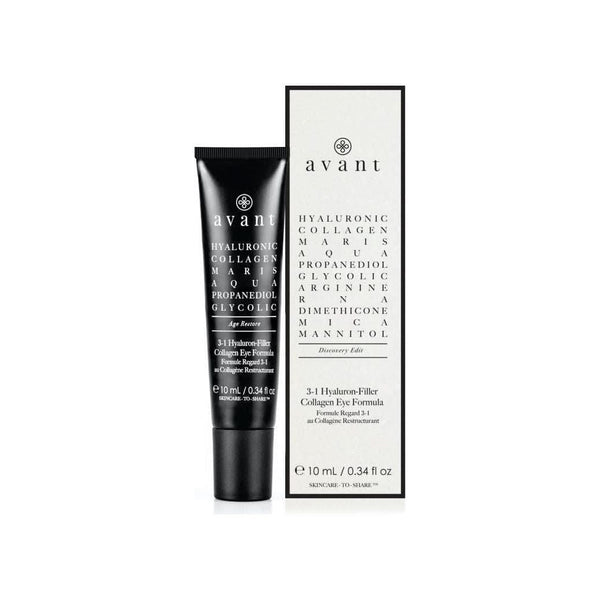 Avant Skincare Discovery Edit - 3 - 1 Hyaluron - Filler Collagen Eye Formula - 10ml | Anti - Aging & Hydrating Eye Treatment - Glam Global UKAvant Skincare