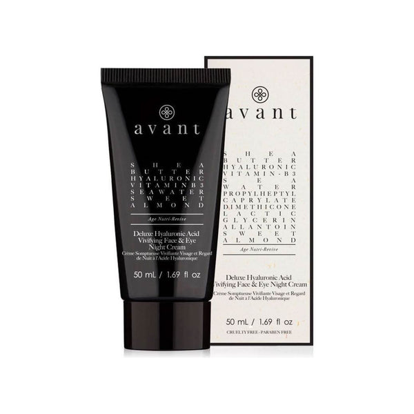 Avant Skincare Discovery edit - Deluxe Hyaluronic Acid Vivifying Face & Eye Night Cream - 50ml - Glam Global UKAvant Skincare