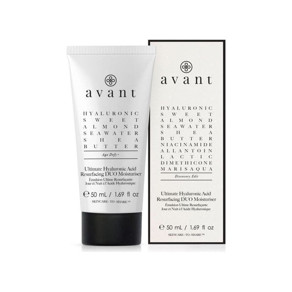 Avant Skincare Discovery Edit - Ultimate Hyaluronic Acid Resurfacing DUO Moisturiser - 50ml - Glam Global UKAvant Skincare