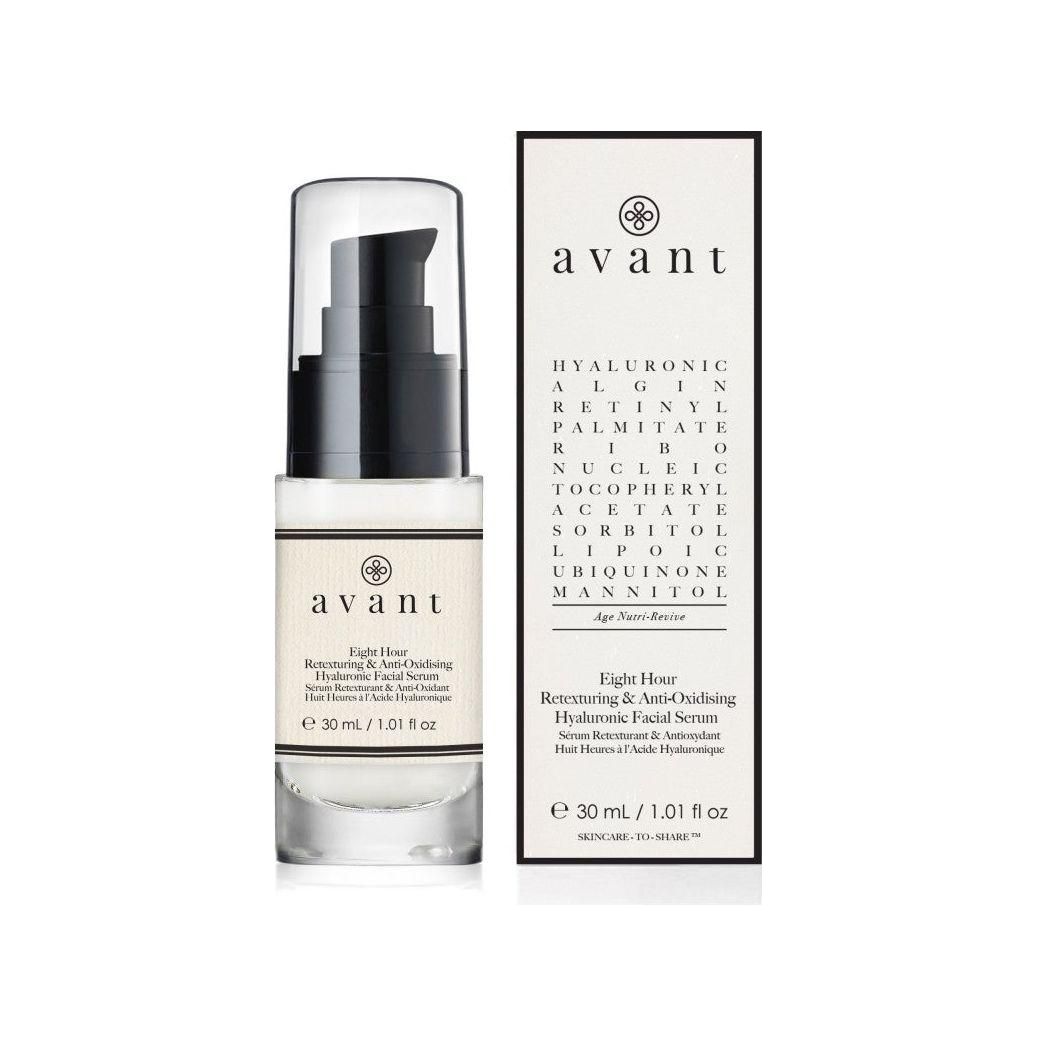 Avant Skincare Eight Hour Retexturing & Anti-Oxidising Hyaluronic Facial Serum - 30ml - Glam Global UK