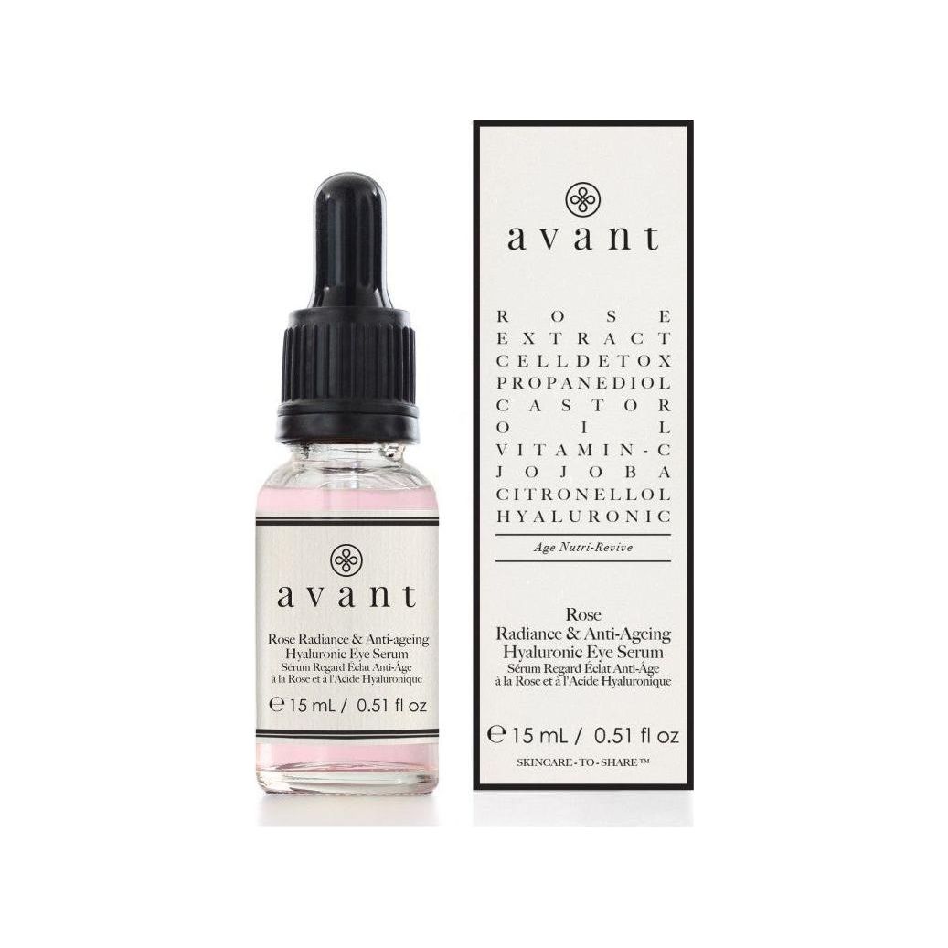 Avant Skincare Rose Radiance & Anti-ageing Hyaluronic Eye Serum- 15ml - Glam Global UK