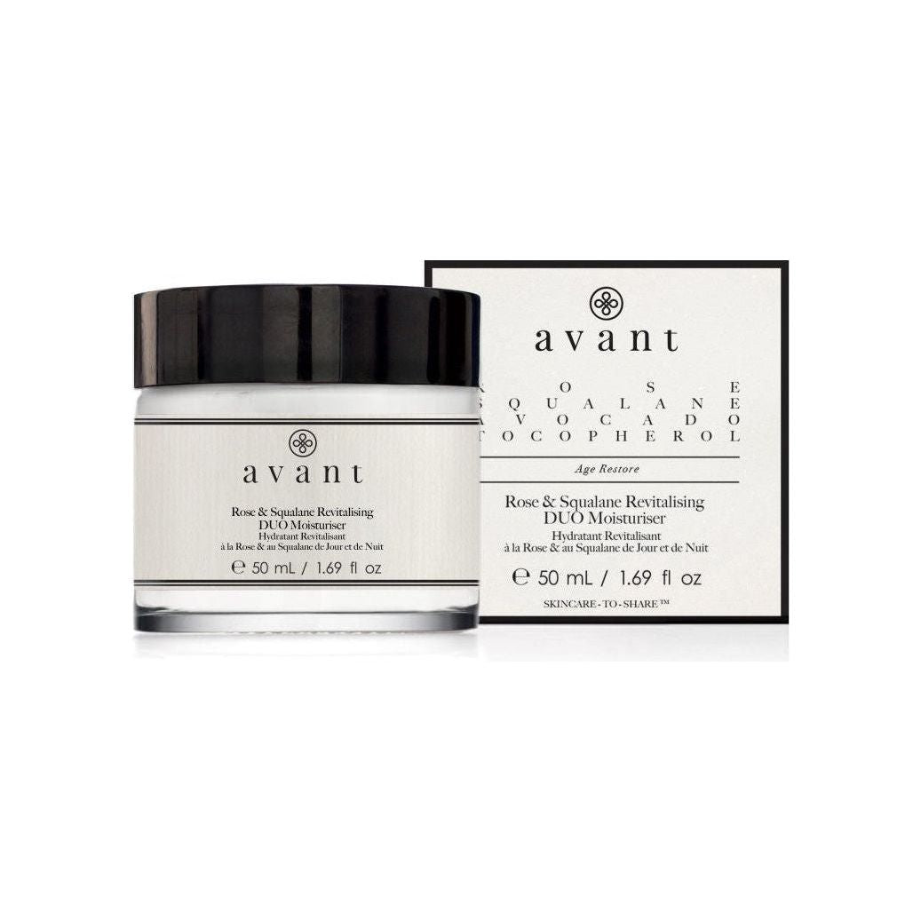 Avant Skincare Rose & Squalane Revitalising DUO Moisturiser -50ml - Glam Global UK