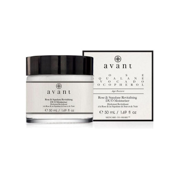 Avant Skincare Rose & Squalane Revitalising DUO Moisturiser - 50ml - Glam Global UKAvant Skincare