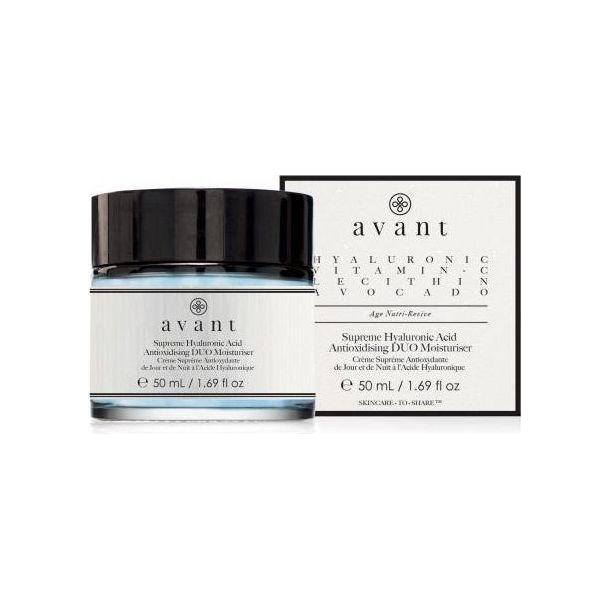 Avant Skincare Supreme Hyaluronic Acid Anti-oxidising DUO Moisturiser - 50ml - Glam Global UK