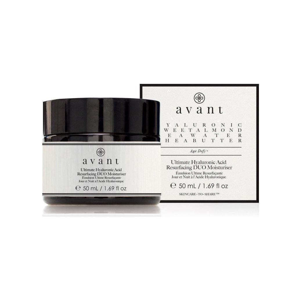 Avant Skincare Ultimate Hyaluronic Acid Resurfacing DUO Moisturiser - 50ml - Glam Global UK