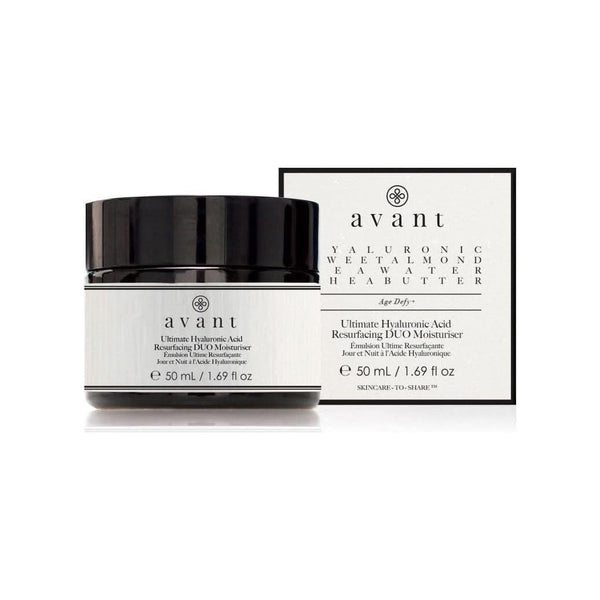 Avant Skincare Ultimate Hyaluronic Acid Resurfacing DUO Moisturiser - 50ml - Glam Global UKAvant Skincare