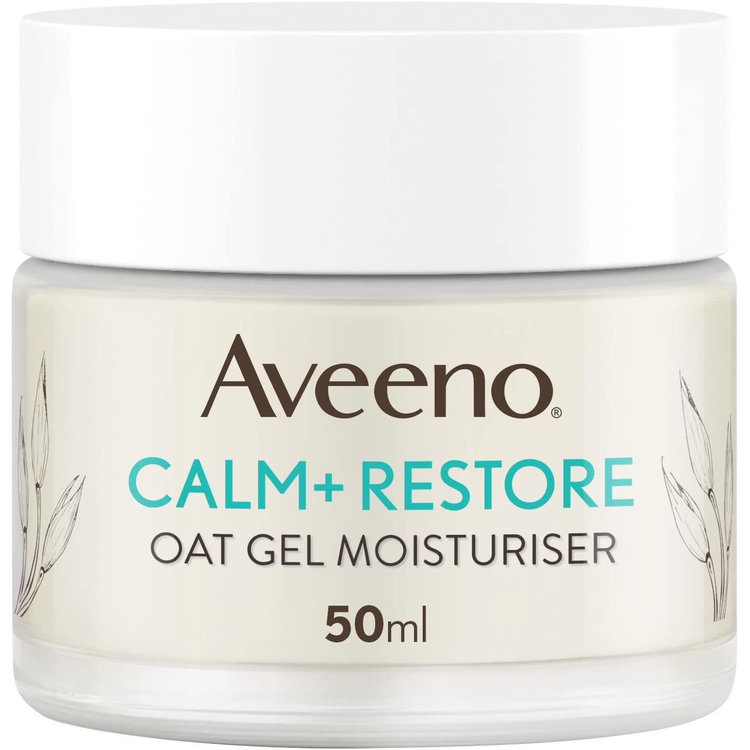 Aveeno Face CALM+RESTORE® Oat Gel Moisturiser - 50ml - Glam Global UK
