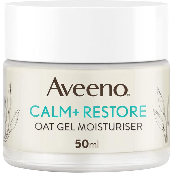 Aveeno Face CALM+RESTORE® Oat Gel Moisturiser - 50ml - Glam Global UKAveeno