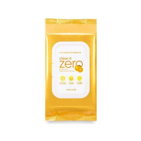 BANILA CO Clean it Zero Mandarin-C VEGAN cleansing Tissue (80 Wipes) - Glam Global UK