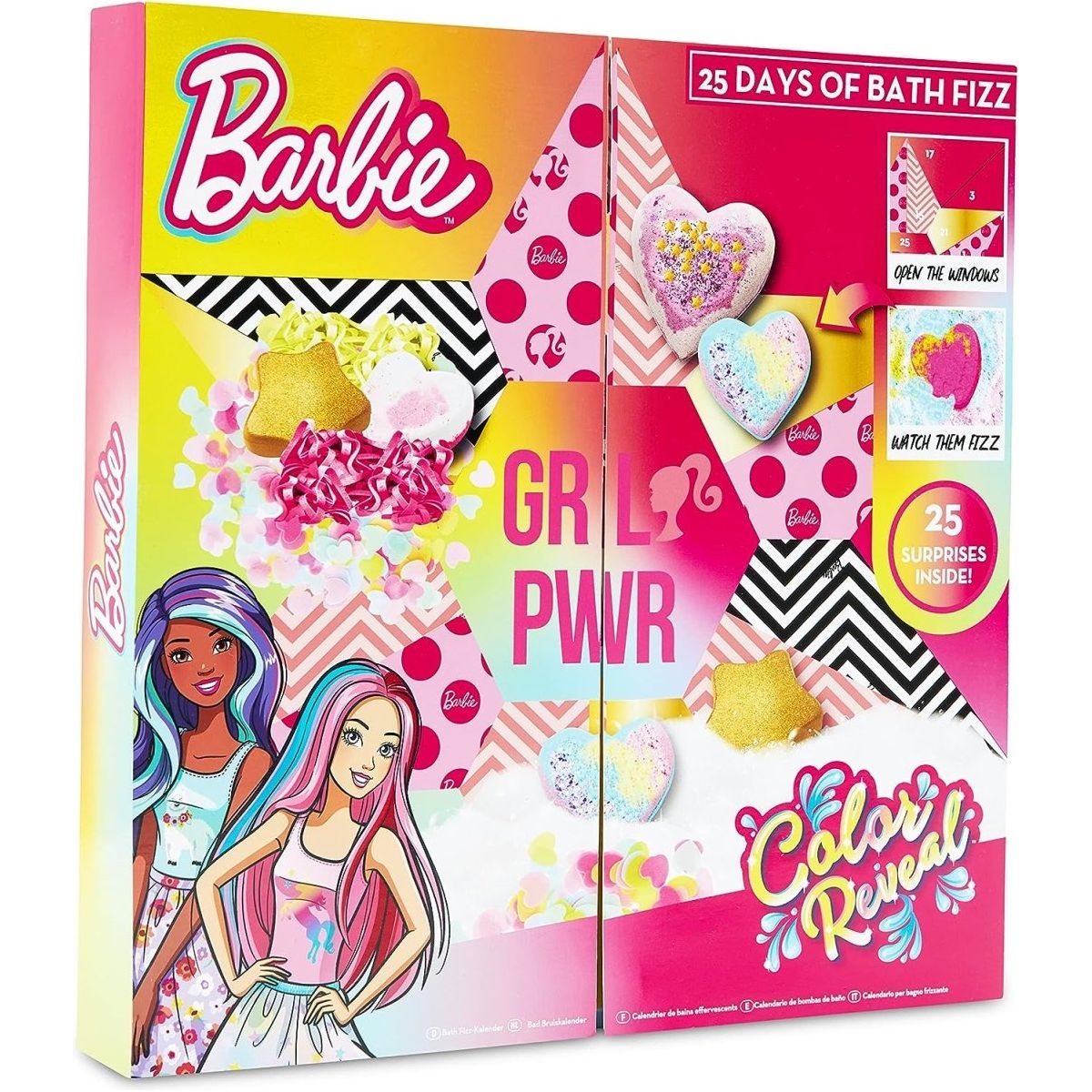 Barbie Advent Calendar (25 Days of Barbie)Bath Bombs - DG International Ventures Limited