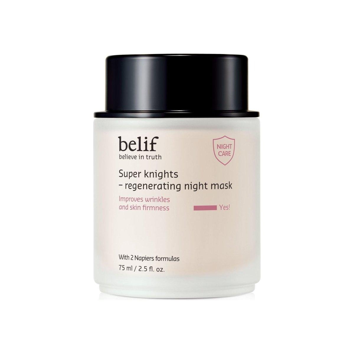 belif Super Knights Regenerating Night Mask 75ml - Glam Global UK