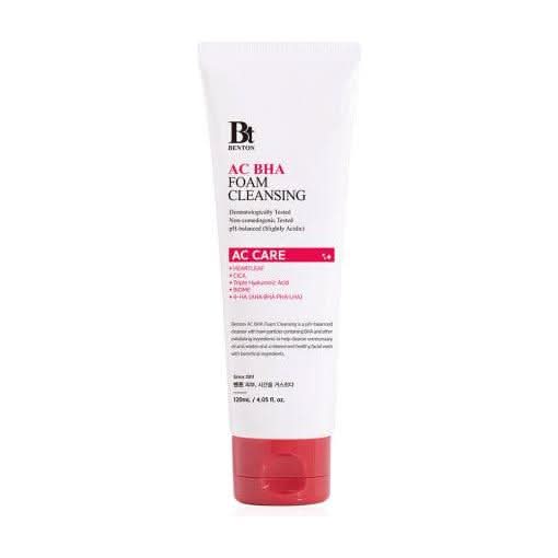 Benton AC BHA Foam Cleansing 120ml - Glam Global UKBenton