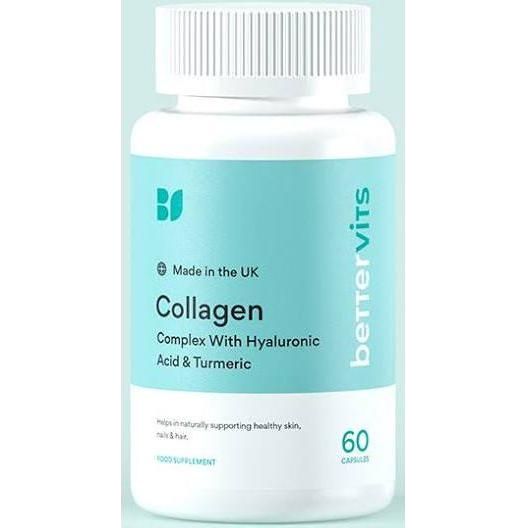 Better Vits Collagen Complex | 1000Mg Hydrolyzed Capsules - 60 Capsules - Glam Global UK