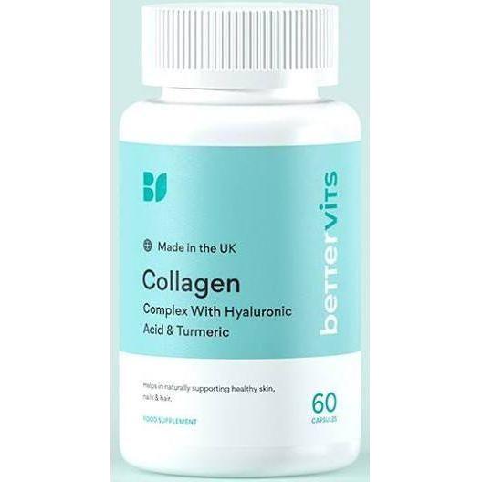 Better Vits Collagen Complex | 1000Mg Hydrolyzed Capsules - 60 Capsules - Glam Global UKBetter Vits
