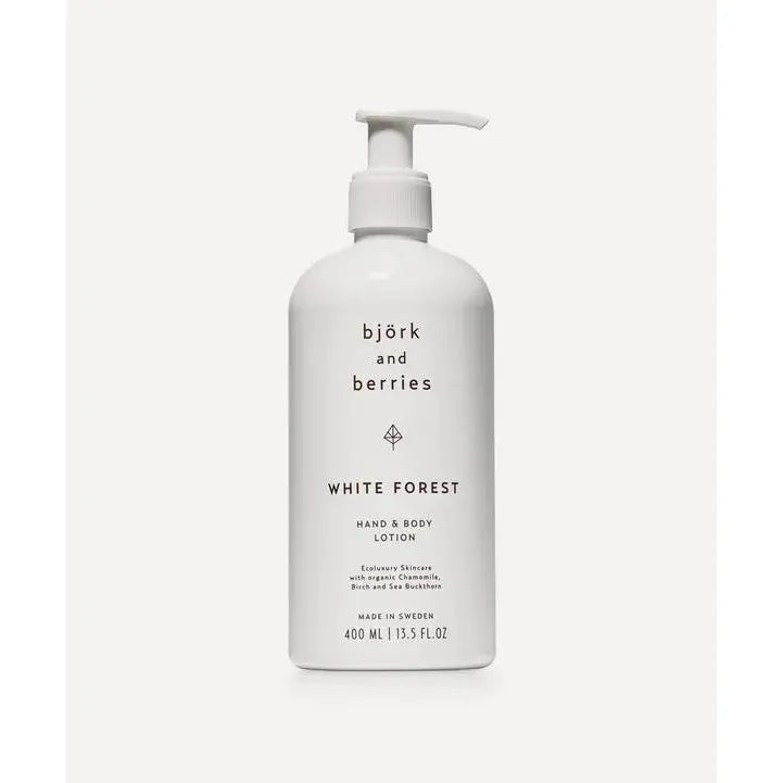 BJÖRK & BERRIES White Forest Body Lotion - 400ml - Glam Global UK