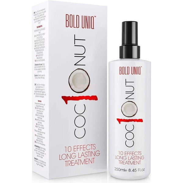 Bold Uniq COC10NUT Coconut Heat Protection Spray: Your Hair's Ultimate Savior - 250ml - Glam Global UKBold Uniq