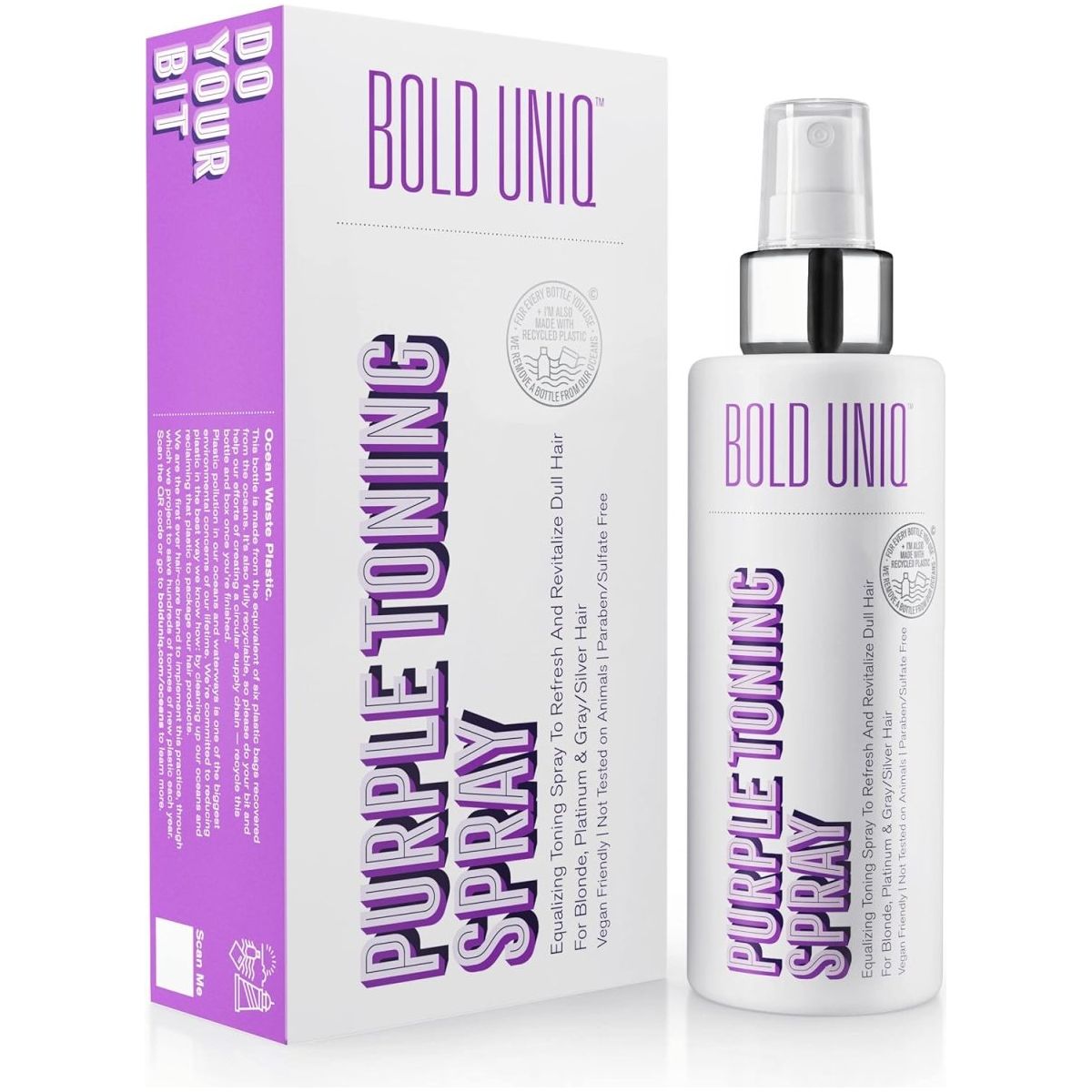 Bold UNIQ Purple Toning Spray - 260ml - DG International Ventures Limited