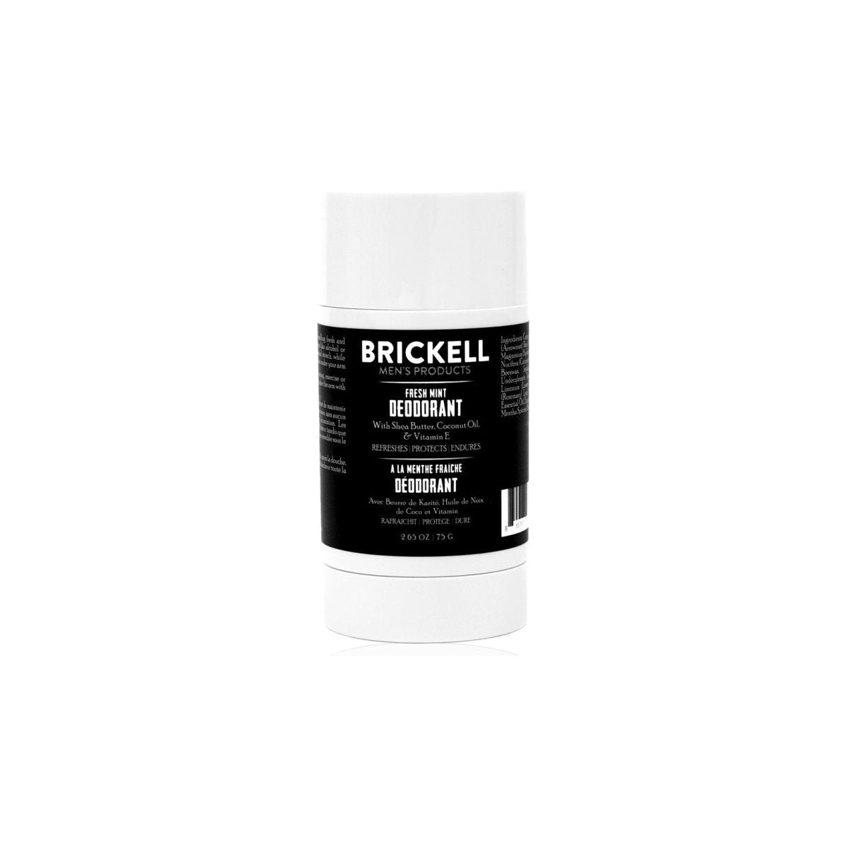 Brickell Fresh Mint Deodorant - 75g - Glam Global UK