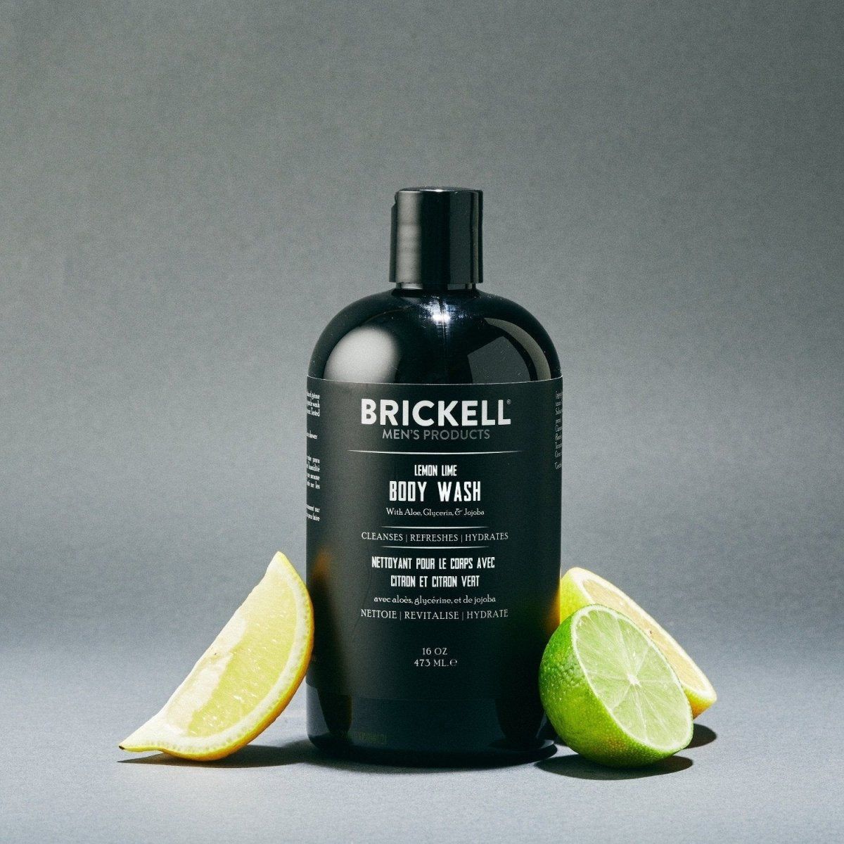 Brickell Invigorating Body Wash Lemon & Lime - 473ml - Glam Global UK