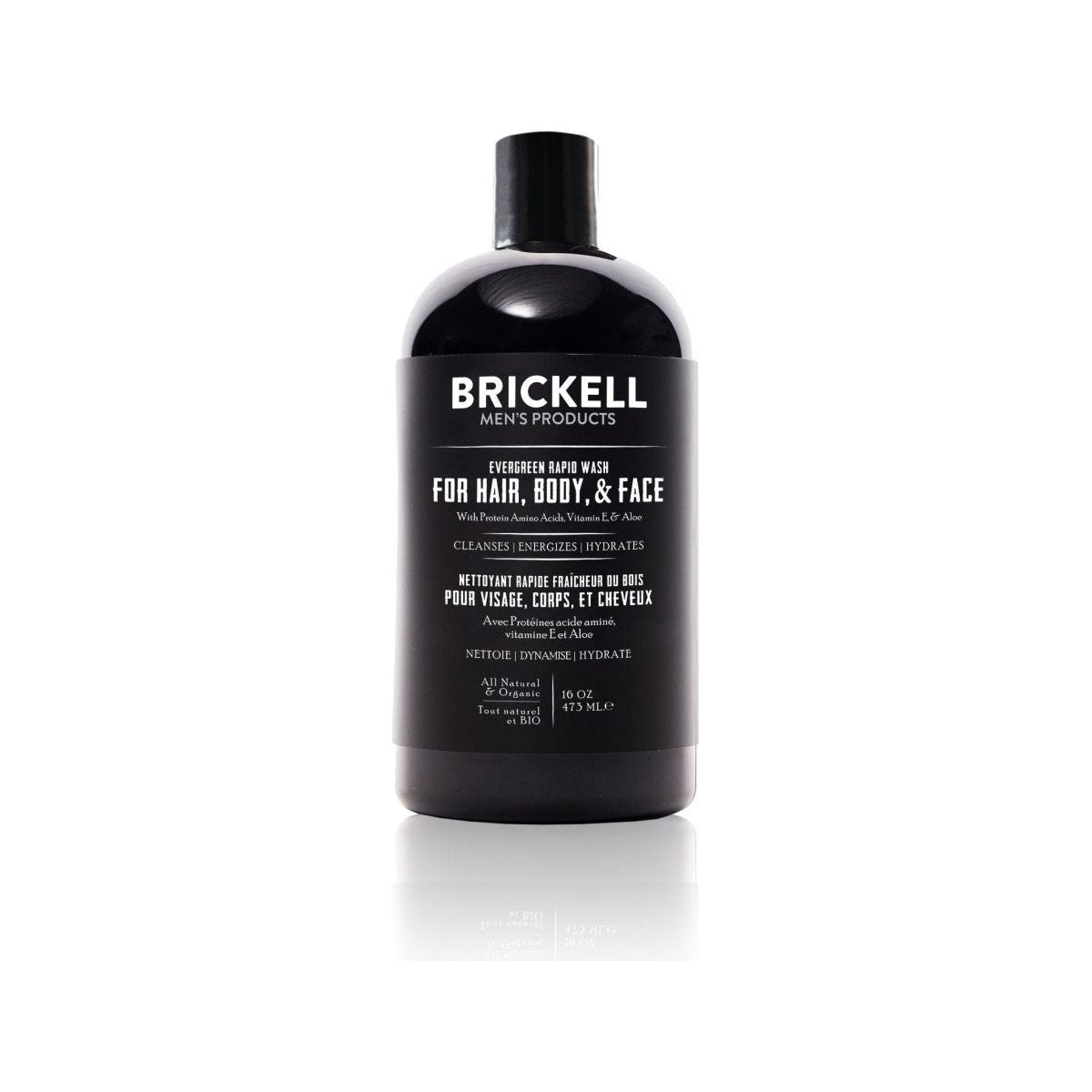 Brickell Rapid Wash Evergreen - 473ml - Glam Global UK