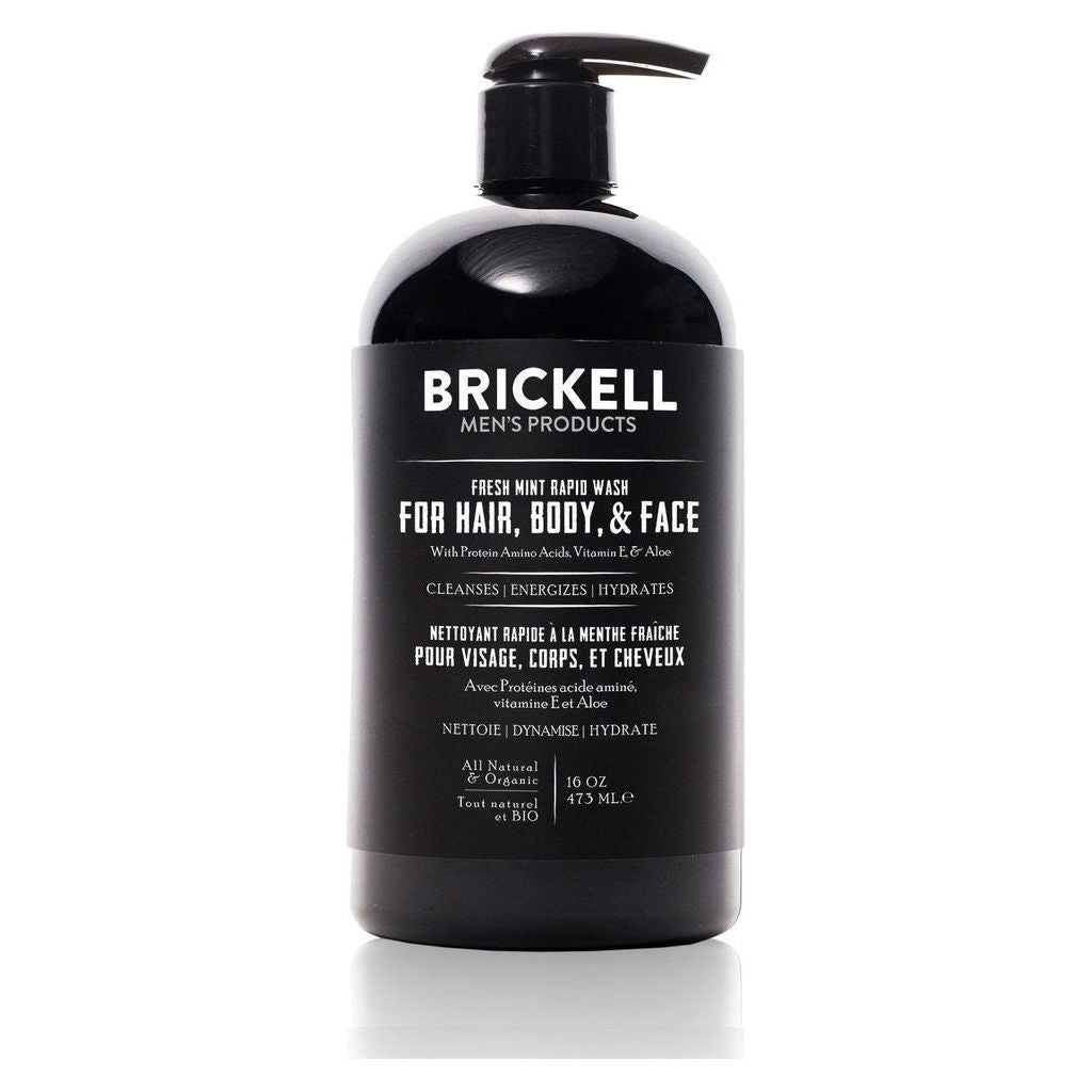 Brickell Rapid Wash Fresh Mint - 473ml - Glam Global UK